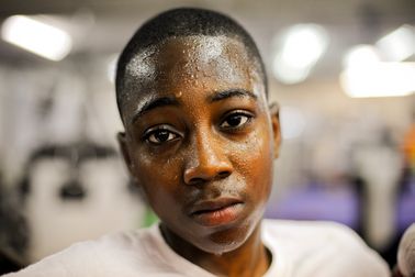 Young Boxer At The Youth Club